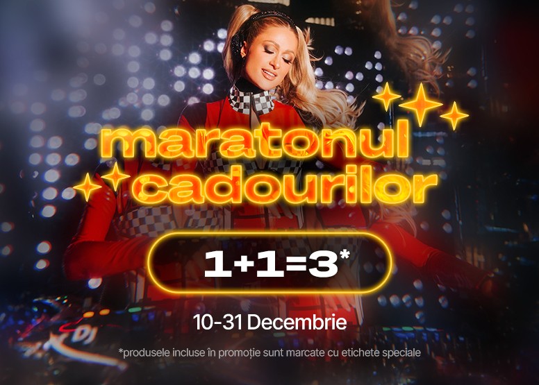 Maratonul cadourilor 1+1=3 