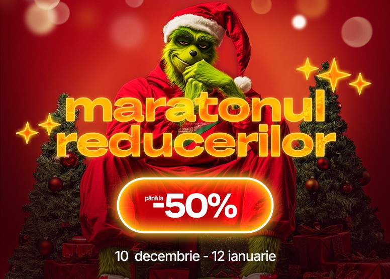 MARATONUL REDUCERILOR! PÂNĂ LA -50%!