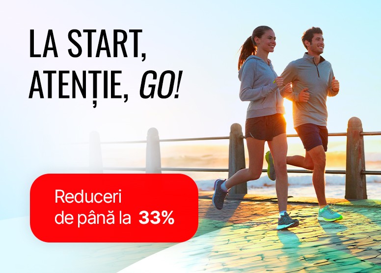 La start, atentie, go, reduceri de pina la 33%