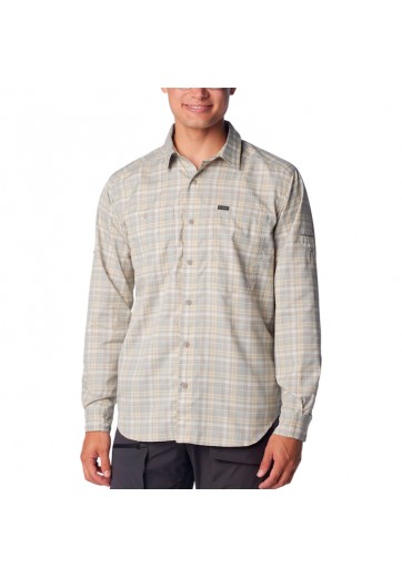 Camasa Columbia Silver Ridge Utility Lite Plaid Long Sleeve Shirt