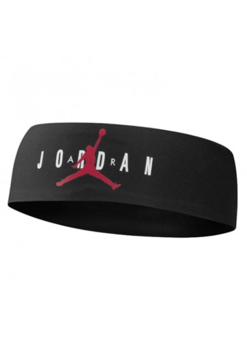Banda pe cap Nike JORDAN FURY HEADBAND GRAPHIC BLACK/GYM RED/WHITE OSFM