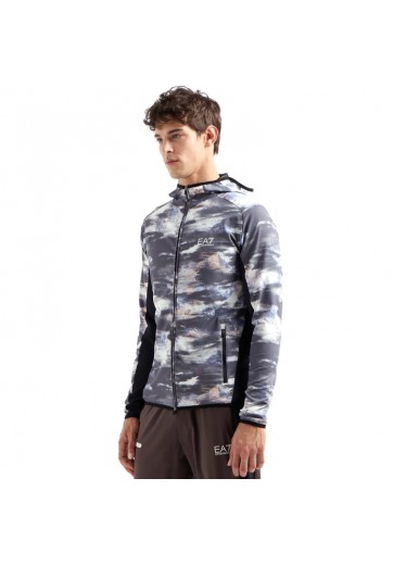 Ветровка EA7 EMPORIO ARMANI VIGOR7 M HOODIE FZ PL ST