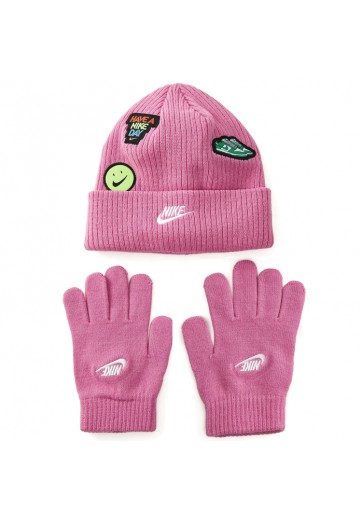 Set Caciula + manusi Nike NAN PATCH PEAK BEANIE SET