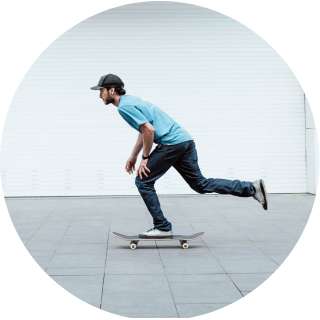 Skateboarding